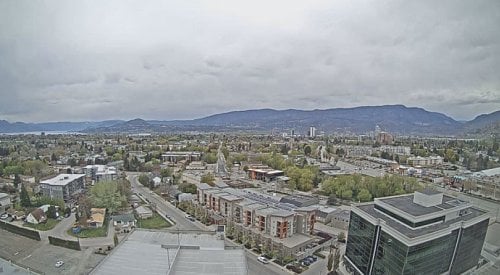 Kelowna weather: Cloudy, chance of showers