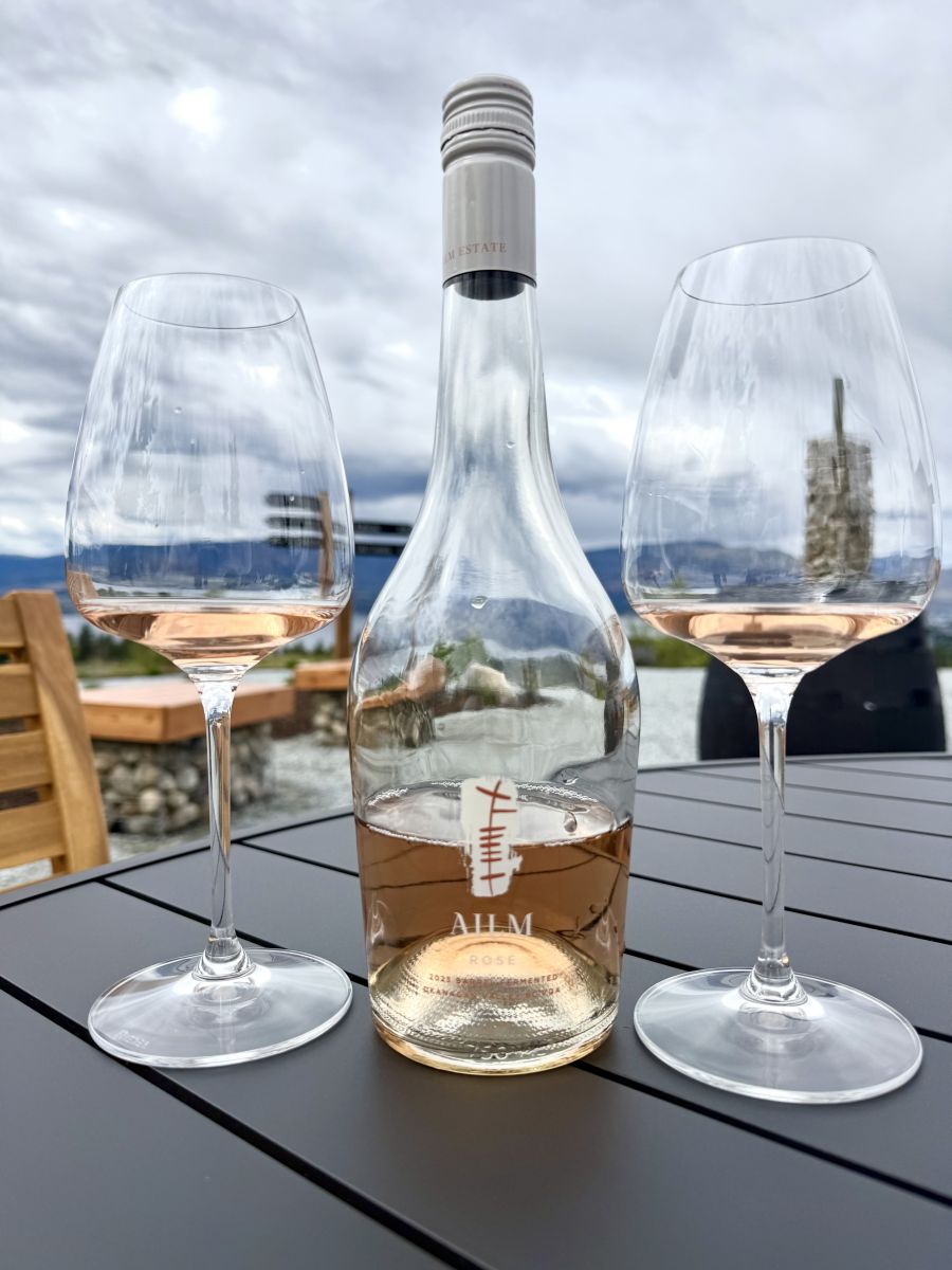</who>Ailm also makes some still wines, including this pictured 2025 Rose ($38), a 2025 Chenin Blanc ($38) and a Connemara red blend ($100).