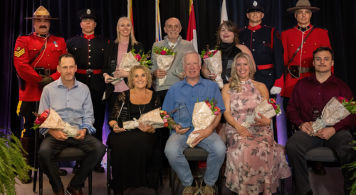 Exemplary Service Awards handed out to 8 Kamloops residents