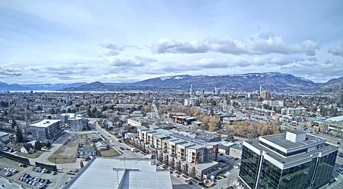 Kelowna weather: High of 8ºC, chance of showers all day