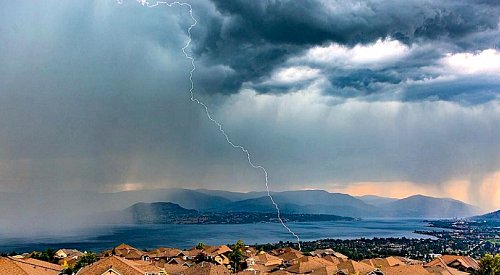 Wet and stormy weekend ahead for Kelowna